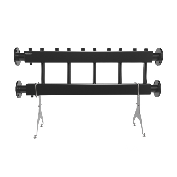 MK-600-5x32 (до 600 кВт, 2 магистр. подкл. Фл.Ду80, 5 контуров G 1¼″ вверх или вниз)